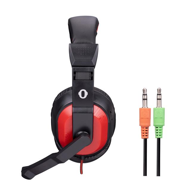 Snopy SN-633 X-BLOOM Siyah-kırmızı Kulak Üstü Gaming Oyuncu Mikrofonlu Kulaklık