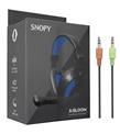 Snopy SN-633 X-BLOOM Siyah-Mavi Kulak Üstü Gaming Oyuncu Mikrofonlu Kulaklık_1)