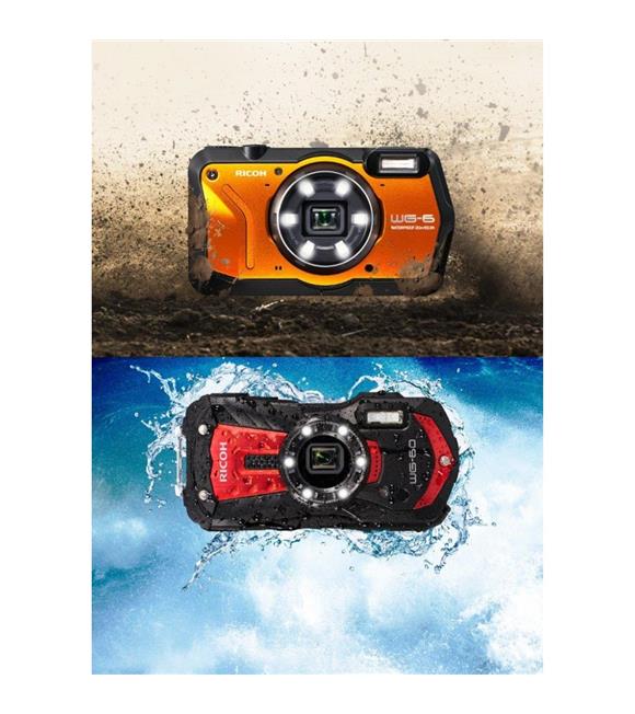 Ricoh WG-6 Turuncu Outdoor Kompakt Fotoğraf Makinası