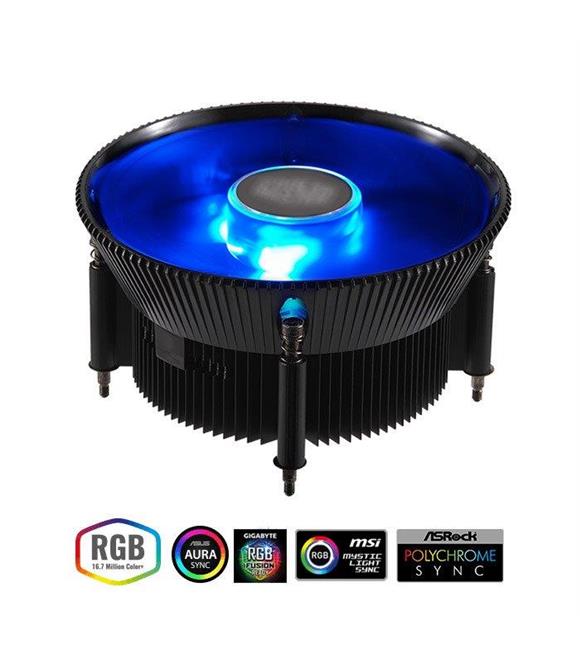 Cooler Master I71C 120mm RGB Led Fanlı Intel LGA 1156 - 1155 - 1151 - 1150 Uyumlu CPU Soğutucusu