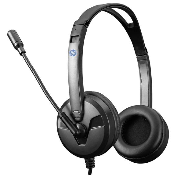 Hp DHE-8009 Mikrofonlu 3.5mm Jack Siyah Ses Kontrollü Kulaklık