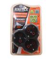 Knitex Ktx-2910 Papatya Golyat 3lü Priz Siyah
