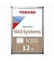Toshiba 12TB N300 7200RPM 256MB Cache Sata 3 HDWG21CUZSVA NAS Disk
