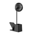 S-link SL-M9055 Siyah TypeC 10W Kablosuz Şarj Cihazı Fanlı Kalemlikli Masa Lambası_1)