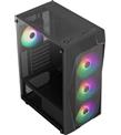 Aerocool AE-FLC-600W 4x120mm FRGB USB 3.0 Micro ATX-Mini ITX Siyah Kasa