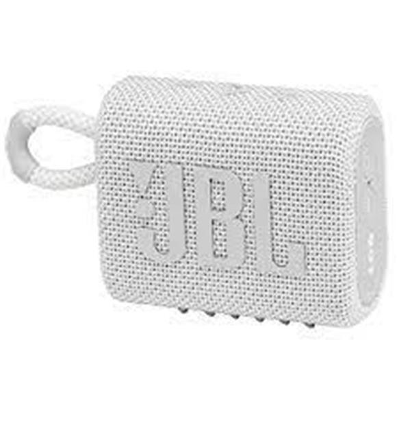 JBL Go 3 Bluetooth Hoparlör Beyaz IP67