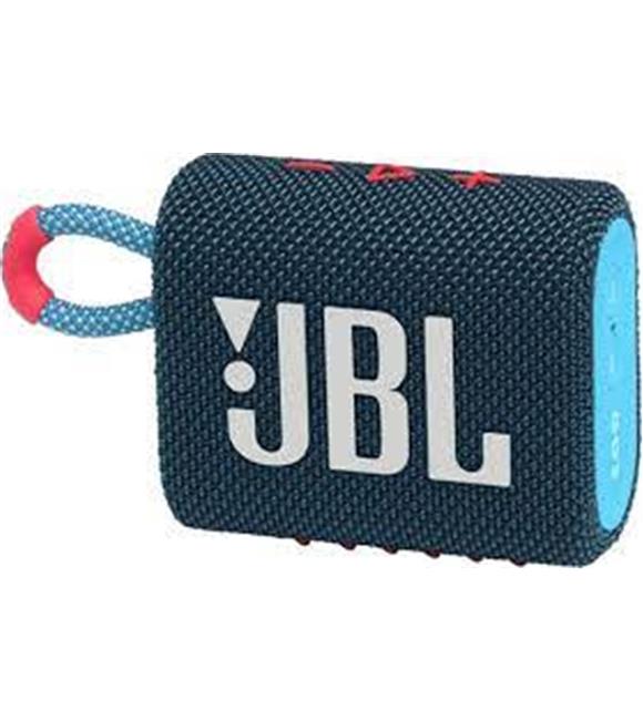 JBL Go 3 Bluetooth Hoparlör Mavi Pembe IP67