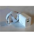 Elba ELB05-PD-25WIOS Beyaz 25W Usb-c Ev Şarj Kafa+1mt Type-c To Lightnıng Kablo PD3.0-QC4.0 Hızlı Şarj_1)