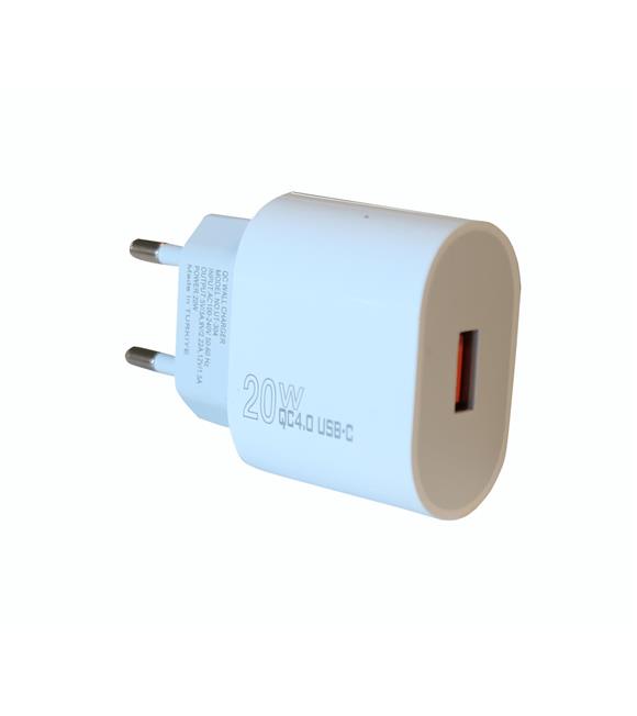 Elba ELB03-20USB Beyaz 20W USb Şarj Kafa QC4.0(Akıllı Koruma-Hızlı Şarj-Isıya Dayanıklı)_1