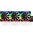 Power Boost Halo-Dual Rings 7 color 3xRGB Fan,