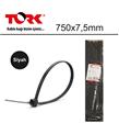 Tork TRK-750-7,5mm Siyah 100lü Kablo Bağı