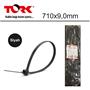 Tork TRK-710-9,0mm Siyah 100lü Kablo Bağı