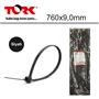 Tork TRK-760-9,0mm Siyah 100lü Kablo Bağı