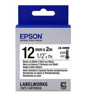 Epson LK-5SBE Gümüş Üzeri Siyah 18mm 9Metre Etiket