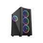 Frisby FC-9320G Gaming Kasa (Dual-Ring RGB Fan + 600W 80+ Bronze)1 x USB 3.0, 2 x USB 2.0