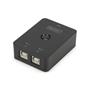 Digitus DA-70135 USB Arayüzüne Sahip Cihazları Paylaştıran Switch, USB 2.0, 2 PC,