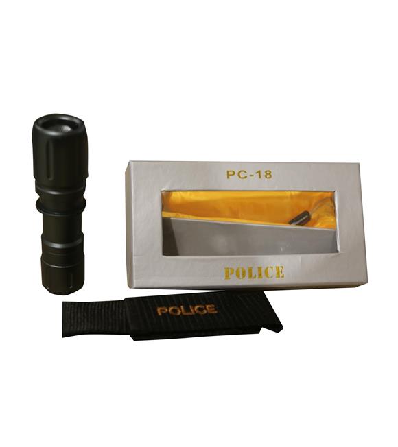 Polıce PC-18 Pilli El Feneri (CREE Led + zoom) ( 3 Tane İnce Kalem Pille Çalışır)