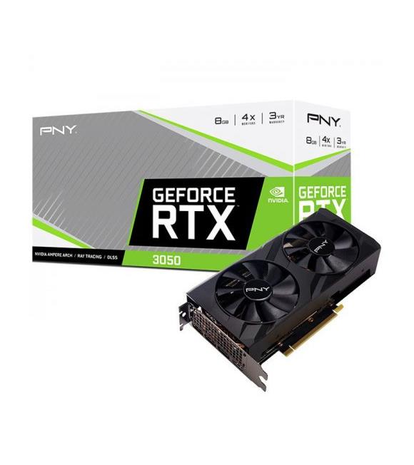 Pny GeForce RTX3050 8GB Verto Dual Fan VCG30508DFBPB1 8GB GDDR6 128Bit DX12 Gaming Ekran Kartı