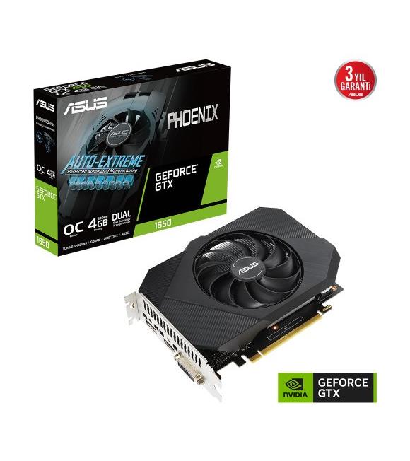 Asus Phoenix GTX1650 OC V2 PH-GTX1650-O4GD6-P-EVO 4GB GDDR6 128Bit DX12 Gaming (Oyuncu) Ekran Kartı