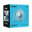 Everest EFN-505 Masaüstü Turkuaz Usb Fan (145mmx141mmx105 mm)_5