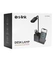 S-link SL-M9054 Siyah TypeC 10W Kablosuz Şarj Cihazı Kalemlikli Masa Lambası_1)