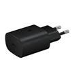 SAMSUNG TA800N Fast Charging Siyah 25W Type-C To Type-C Kablosuz Şarjı Aleti