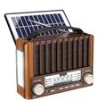 Mikado MDR-310 Ahşap USB- TF Destekli FM-AM-SW+BT+SOLAR 3 Band Klasik Radyo_2)