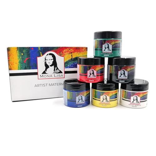 Mona Lisa Akrilik Boya 6 Ana Renk 125 ML Okula Dönüş Kampanyası Boya Gereçleri