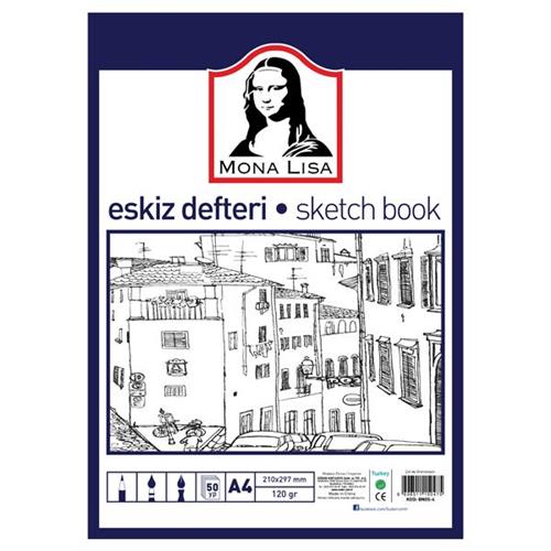Mona Lisa Eskiz Defteri 50 YP 120 GR A4 BN05-4 Okula Dönüş 2026 — Çanta, Defter, Kalem Ve Matara İndirimleri