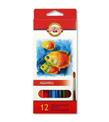 Koh-I Noor Aquarelle Sulu Boya Kalem Seti 12 Renk