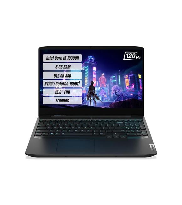 Lenovo IdeaPad Gaming 3 81Y400XSTX i5 10300H 8GB 512GB SSD GTX1650Ti Freedos 15.6