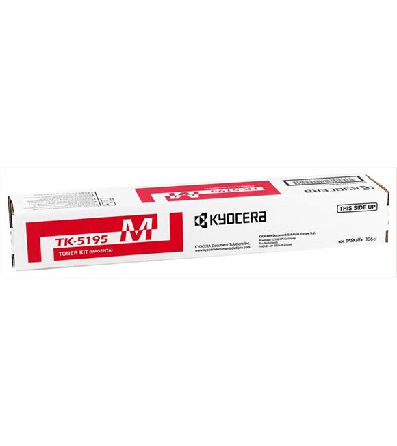 Kyocera TK-5195M Magenta Kırmızı Orjinal Fotokopi Toneri Taskalfa 306-307ci 7.000 Sayfa