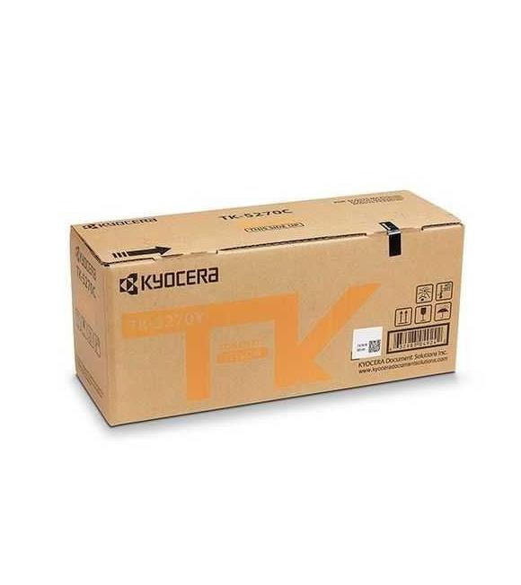 Kyocera TK-5270Y Yellow Sarı Orjinal Fotokopi Toneri Ecosys M6230cidn-M6630cidn P6230cdn 6.000 Sayfa