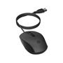 HP 150 240J6AA Siyah Kablolu Optik Kablolu Mouse 1600 DPI Optik Sensörlü