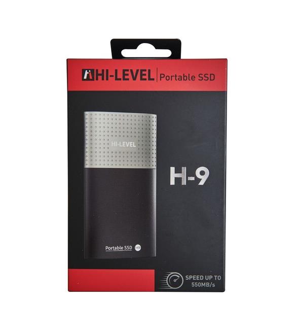 Hi-Level 512GB H-9 Speed Up To 550MB-S USB 3.2 Gen2 Type-C HLV-H9-512 Taşınabilir Harddisk