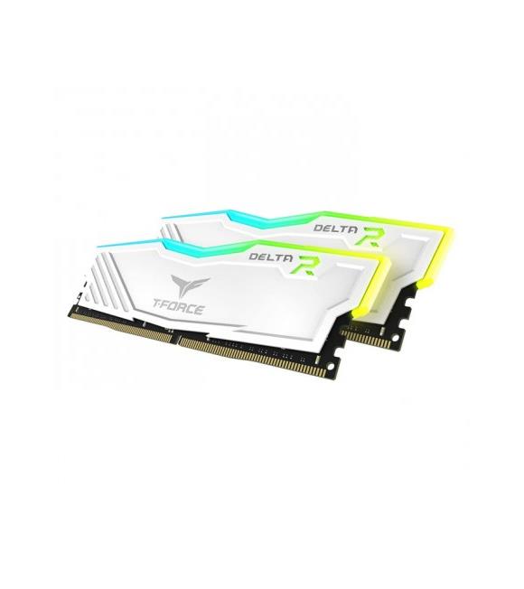 Team T-Force Delta RGB White 32GB (2x16GB) 3200MHz CL16 DDR4 Gaming Ram