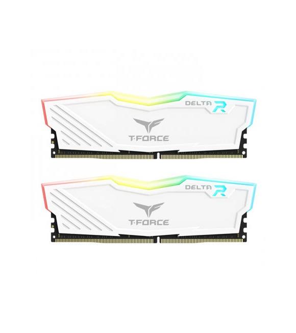 Team T-Force Delta RGB White 32GB (2x16GB) 3200MHz CL16 DDR4 Gaming Ram