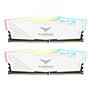 Team T-Force Delta RGB White 32GB (2x16GB) 3200MHz CL16 DDR4 Gaming Ram