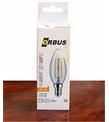 Orbus ORB-BC3 Mum 4W E14 Şeffaf Dekoratif Led Ampul 400 Lm Ra80 220-240V-50Hz