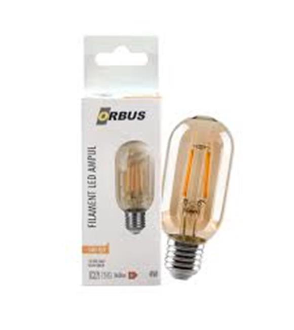 Orbus ORB-F6W A60-6W E27 Şeffaf Dekoratif 600 Lm Led Ampul Ra80 220-240V-50Hz