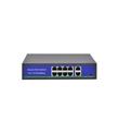 SPY SP-10120PLDE 8 Port PoE + 2 Port uplink 250m AI Aktif PoE Switch- Dahili Power
