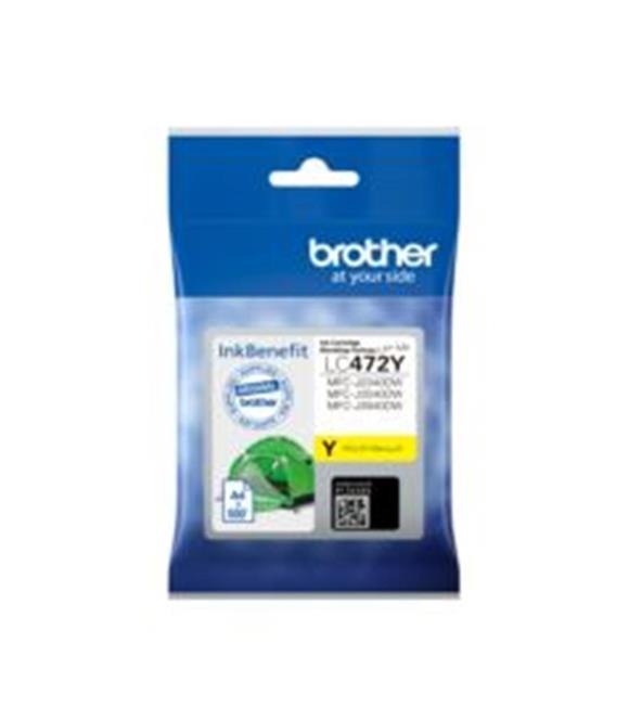 Brother LC472Y Yellow Sarı 550 Sayfa Kartuş MFC-J2340-J3540-J3940