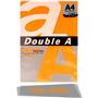 Double A Renkli Fotokopi Kağıdı 25 Lİ A4 75 GR Fosforlu Turuncu