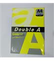Double A Renkli Kağıt 25 Lİ A4 75 GR Fosforlu Sarı