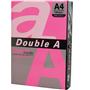 Double A Renkli Kağıt 500 LÜ A4 75 GR Fosforlu Pembe