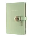 Vj Defter Hush Hush Kilitli 13x18 80 GR Pastel Yeşil 160 YP Çizgili 1023