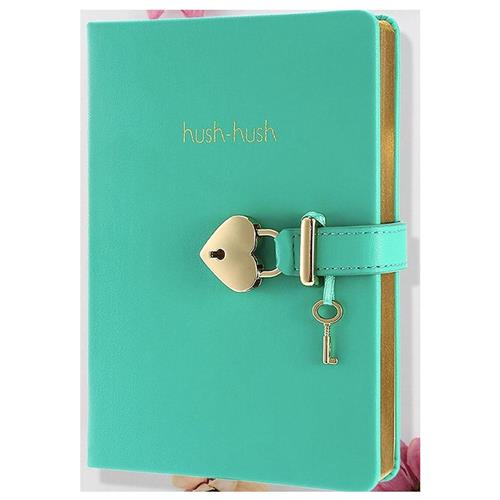 Vj Defter Hush Hush Kilitli 13x18 80 GR 160 YP Çizgili Lila 1333 Okula Dönüş Kampanyası Defterler