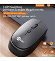 Lecoo WS202 Siyah 800-1200-1600DPI 2.4Ghz Optik Kablosuz Mouse (Pil Var)_1)