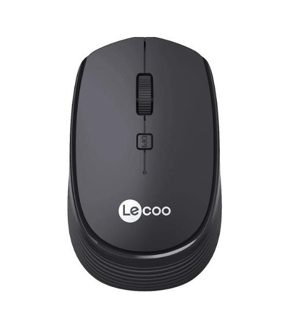 Lecoo WS202 Siyah 800-1200-1600DPI 2.4Ghz Optik Kablosuz Mouse (Pil Var)