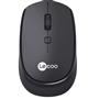 Lecoo WS202 Siyah 800-1200-1600DPI 2.4Ghz  Optik Kablosuz Mouse (Pil Var)